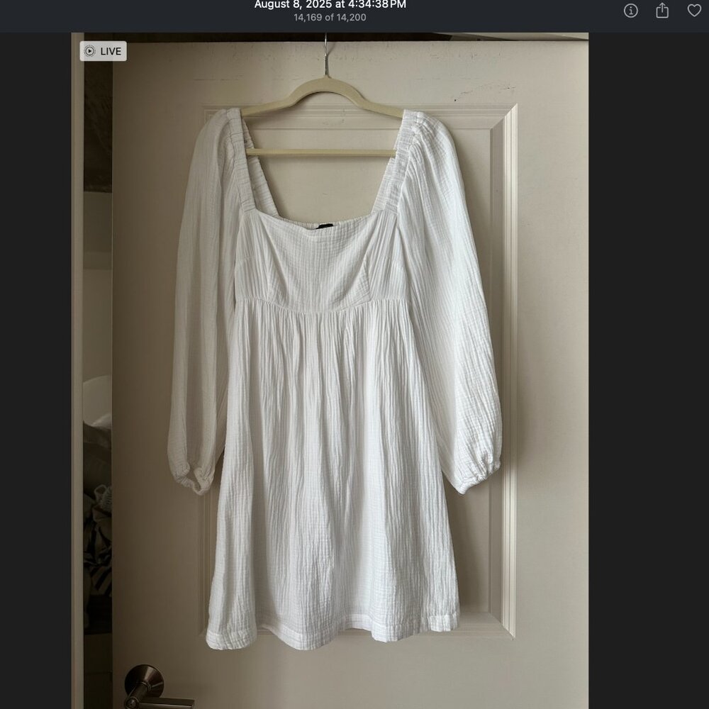 J. Crew Gauzy Linen Dress